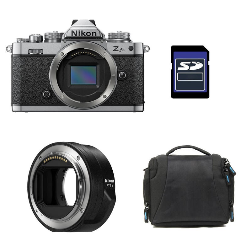 NIKON Z fc Nu + Sac + Carte SD 8 Go + Adaptateur FTZ II Neuf - vue 1
