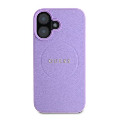 Coque Arrière pour iPhone 16 à Texture Grainé MagSafe Violet