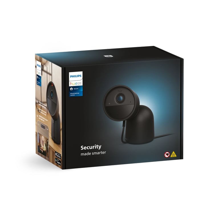Caméra de surveillance HUE SECURE avec support bureau - vue 6