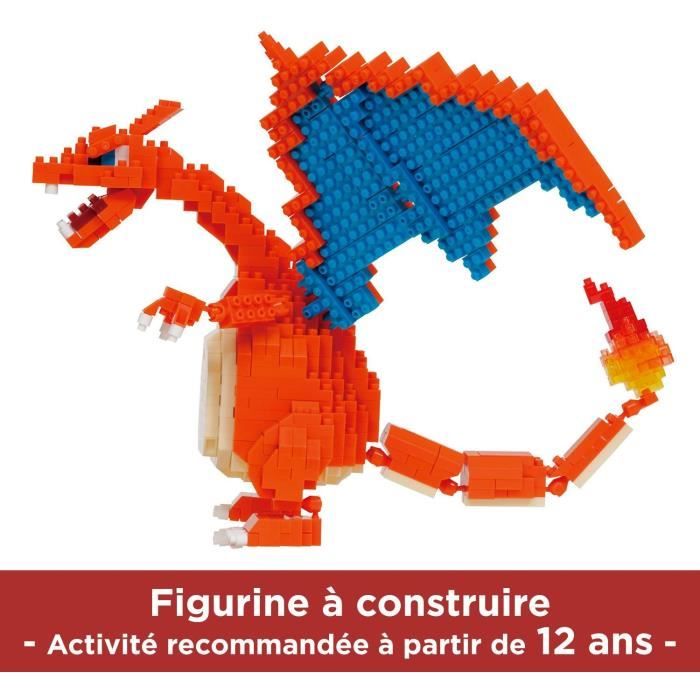 Figurine en Briques 860 pièces  Pokémon Dracaufeu (Charizard) BANDAI - vue 5
