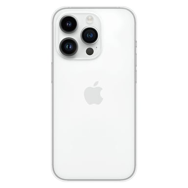 Coque silicone unie Transparent compatible Apple iPhone 14 Pro