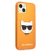 Custodia Karl Lagerfeld per iPhone 13 mini 5,4'' Arancione Glitter Choupette Fluo