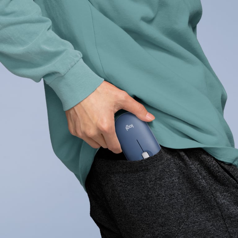 Logitech Pebble M350 Blueberry - vue 8