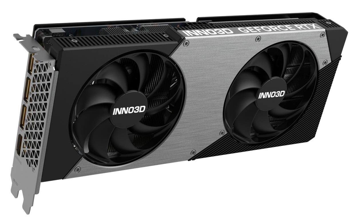 Inno3D GeForce RTX 5060 Ti 8GB TWIN X2 Carte graphique GeForce RTX 5060 Ti 8 Go GDDR7 PCI Express 5.0 HDMI 3 x DisplayPort - vue 2