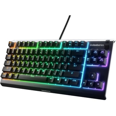 Steelseries APEX 3 TKL teclado Juego USB AZERTY Francés Negro