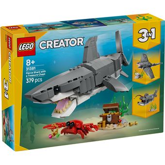 LEGO Creator 3-en-1 31381 Le redoutable requin et le coffre au trésor - Neuf