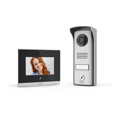 Vidéophone filaire EXTEL Compact 4 pouces couleur à commandes tactiles Noir