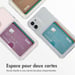 imoshion Coque silicone avec porte-cartes pour Apple iPhone 12 - Transparent