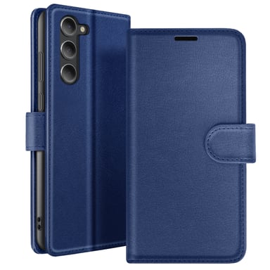 Custodia a portafoglio per Galaxy S23 con funzione di supporto e linguetta magnetica