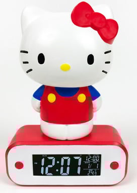 Lámpara con Hello Kitty Bigben Audio despertador digital