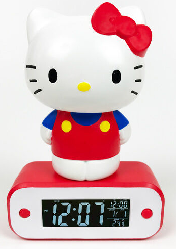Lampe avec Réveil numérique Hello Kitty Bigben Audio Neuf