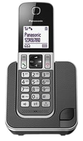 Panasonic KX-TGD310FRG Solo Téléphone sans fil sans Repondeur Noir