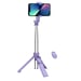 Celly CLICKSFSTICKVL palo para autofotos Smartphone Violeta