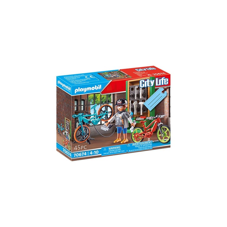 Playmobil 70674 Atelier Réparation Vélos - vue 2