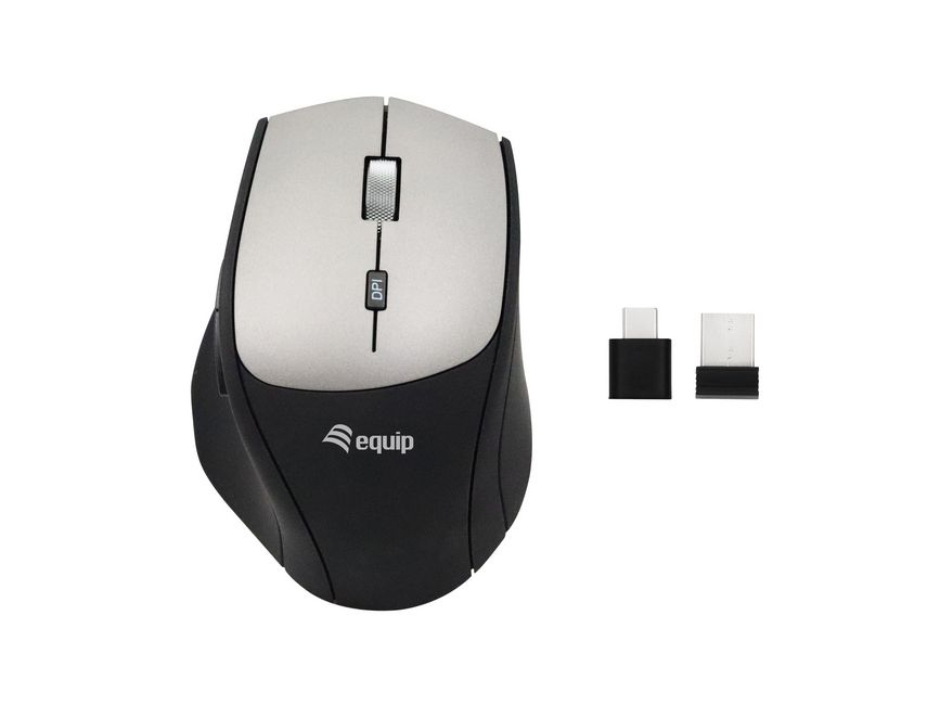 Equip 245115 souris Bureau Droitier RF sans fil Optique 2400 DPI