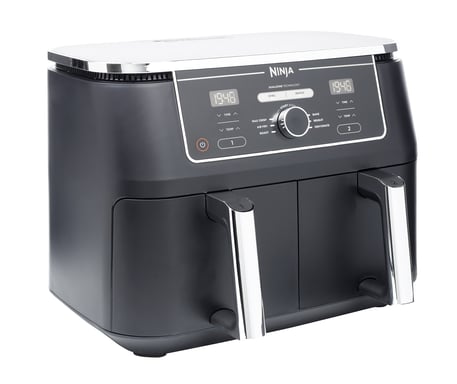 Ninja AF400EU friteuse Double 9,5 L Autonome 2470 W Friteuse d'air chaud Noir