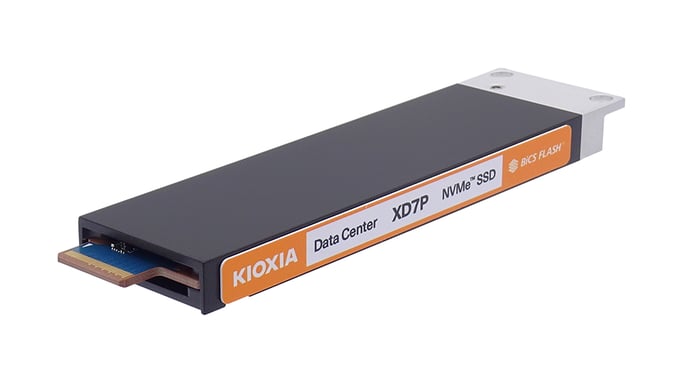Kioxia XD7P 7,68 TB E1.S PCI Express 5.0 NVMe BiCS FLASH TLC