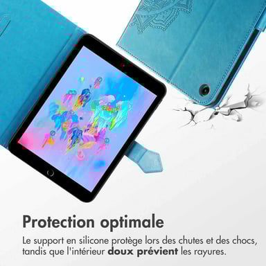 imoshion Coque tablette pour Samsung Galaxy Tab A9 Plus - Turquoise