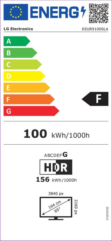 LG 65UR91006LA 165,1 cm (65