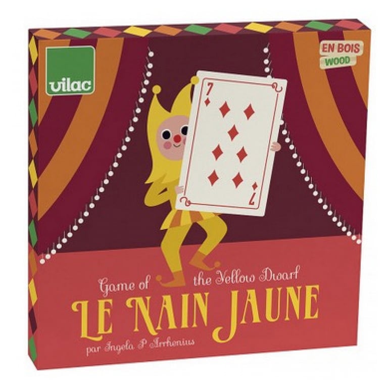Jeu de cartes Le Nain Jaune par Vilac Création Ingela P. Arrhenius Neuf - vue 2