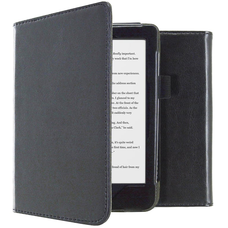 imoshion Étui de liseuse portefeuille en cuir végan pour Kobo Clara HD Neuf - vue 4