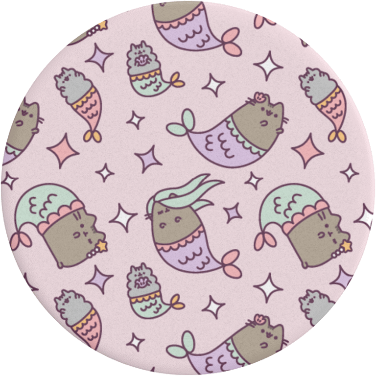 PopSockets Grip PUSHEEN MERMAID pink