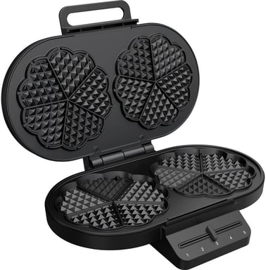 Gaufrier Moderne Coeur – 1200?W, 10 Gaufres