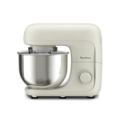 Robot pâtissier MOUX QA160110 avec bol en acier inoxydable de 4.8L et 6 vitesses