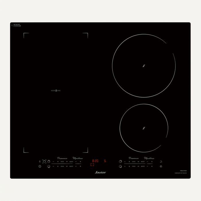 Plaque à induction encastrable Sauter Horizone Boil 14 positions de cuisson 3 accès directs Booster - vue 2