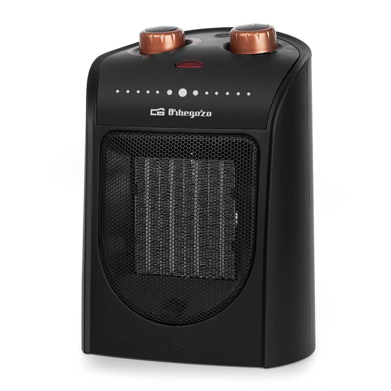 Orbegozo CR 5038 Chauffage Céramique Compact Puissant et Efficace Oscillant 3 Modes de Fonctionnement Thermostat Réglable Sûr et Pratique Neuf