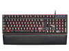 Mars Gaming MK320ES, Teclado Gaming H-Mech, 13 Modos RGB y Halo, Reposamuñecas Acolchado, Antighosting, Idioma Español, Color Negro