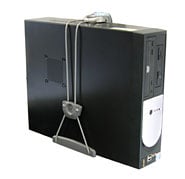 Ergotron Universal CPU Holder Support de CPU monté sur bureau Gris