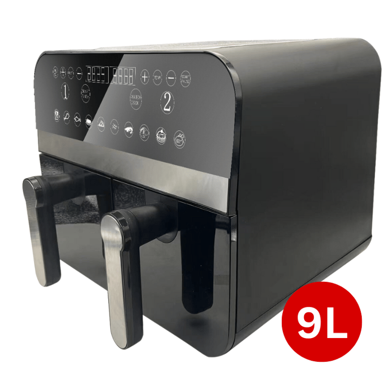 Friteuse à air chaud Airfryer numérique double panier Comfy Nest CNAFD45NB Neuf - vue 2