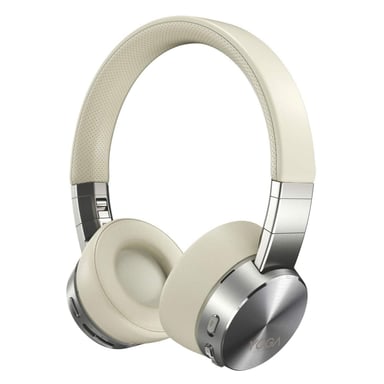 Lenovo Casque Yoga ANC Beige ss fil Suppression Active du bruit 800mAh Bluetooth 5.0 10m Cordon USB 1.3m Étui de transport GXD0U47643