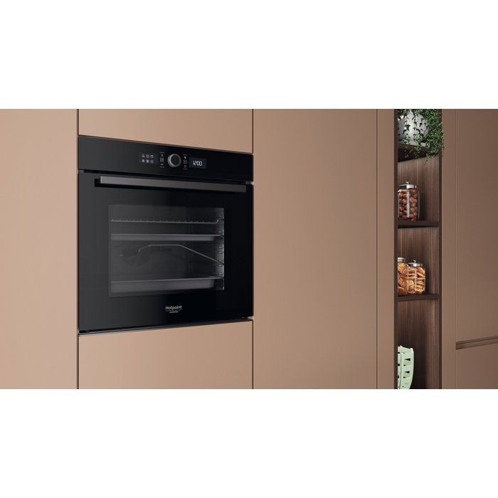 Four Encastrable Hotpoint HA4S80PM0BA – 73L, Pyrolyse, Porte Froide, Noir - vue 5
