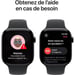 Apple Watch Series 10 OLED 46 mm Digital 416 x 496 Pixeles Pantalla táctil Negro Wifi GPS (satélite)