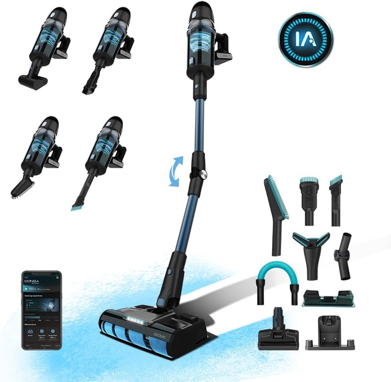 Aspirateur 4 en 1 sans fil avec moteur numérique Neuf - vue 2