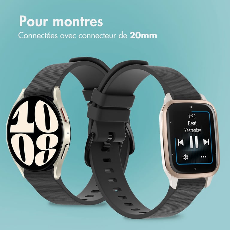 Bracelet 20mm Sport Silicone - vue 3