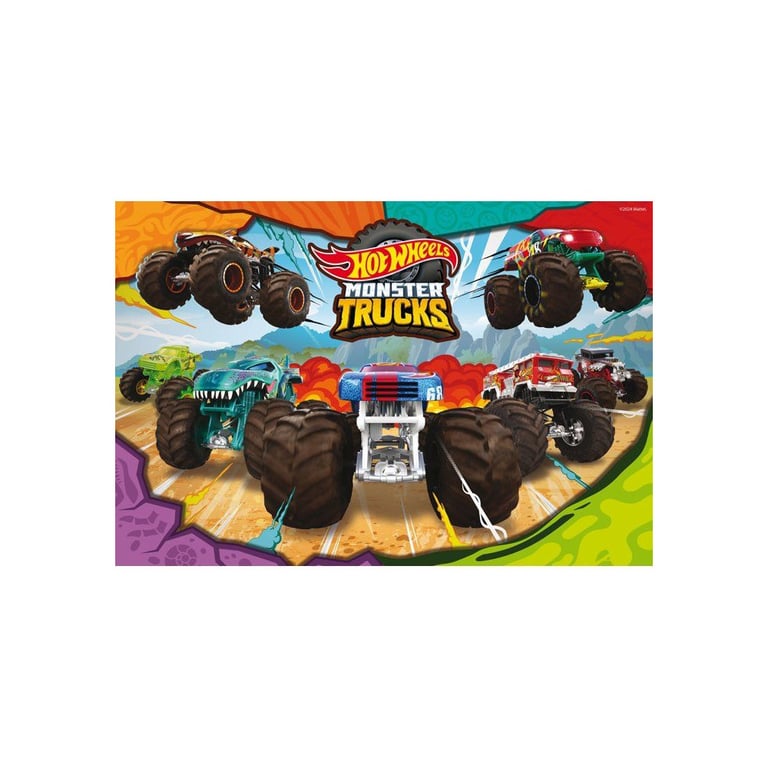 Lisciani Giochi Hot Wheels Monster Trucks 2 x 60 pièces - vue 3
