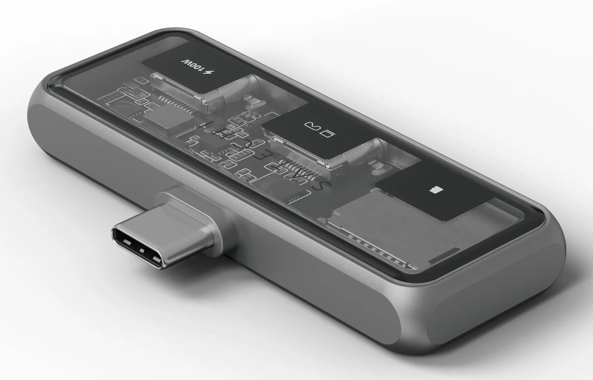 SATECHI Hub XR Mobile avec lecteur microSD - vue 9
