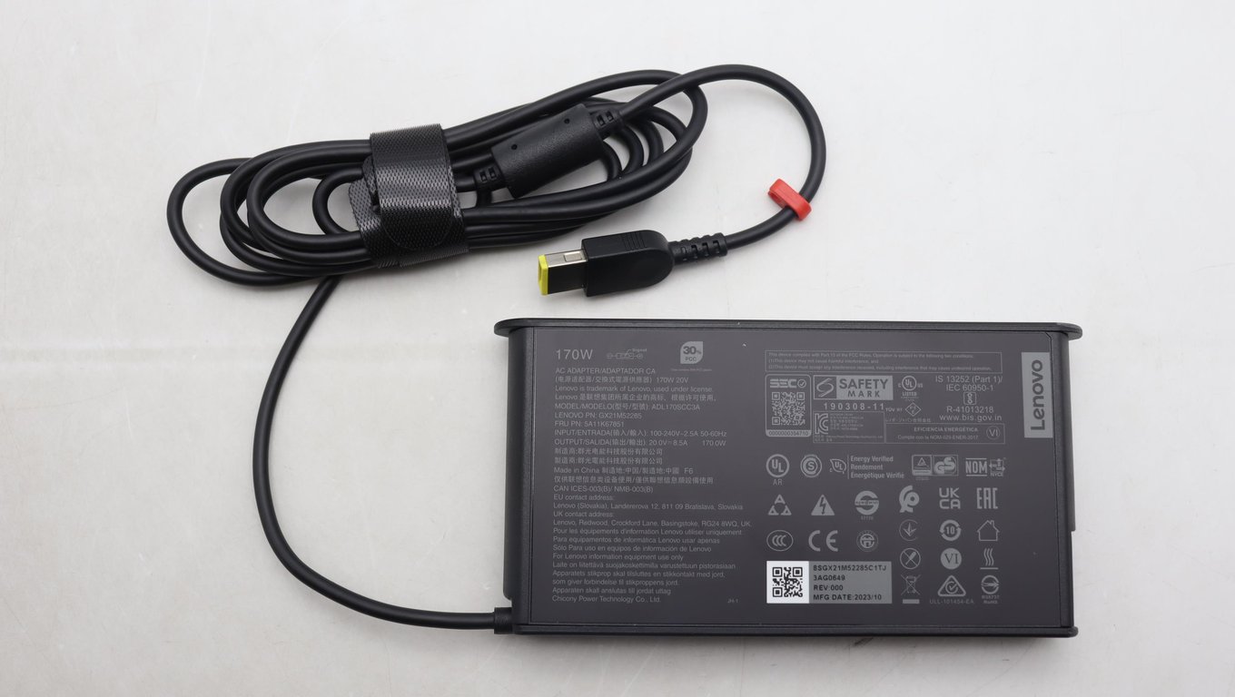 Lenovo 5A11K67851 adaptateur de puissance & onduleur Intérieure Neuf
