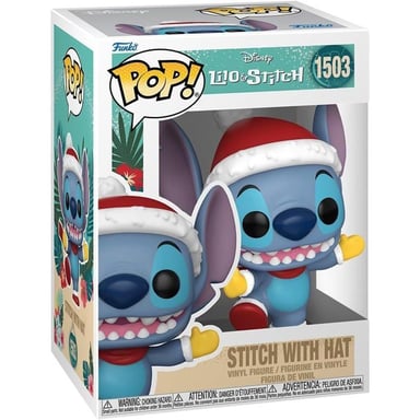 Figurine - Stitch avec chapeau - 9 cm - Multicolore - Pour enfants a partir de 3 ans
