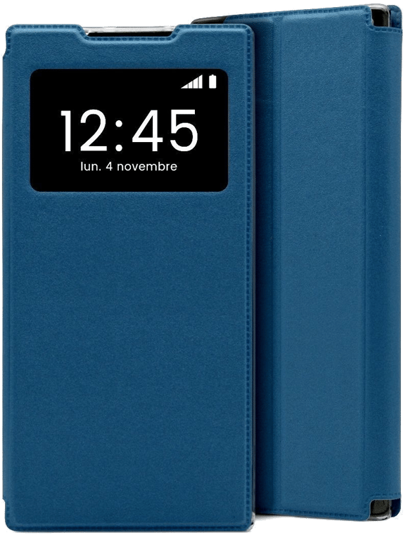 Etui Folio compatible Bleu Huawei Mate 30 Lite