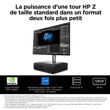 Workstation HP Z2 Small Form Factor G9 Intel® Core? i7 i7-14700 16 GB DDR5-SDRAM 512 GB SSD Windows 11 Pro SFF Workstation Nero