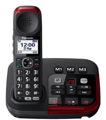 Panasonic KX-TGM420EXB teléfono Teléfono DECT Identificador de llamadas Negro