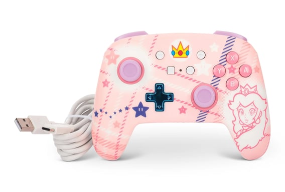 PowerA NSGP0255-01 mando y volante Rosa Bluetooth Gamepad Nintendo Switch, Nintendo Switch Lite, Nintendo Switch OLED