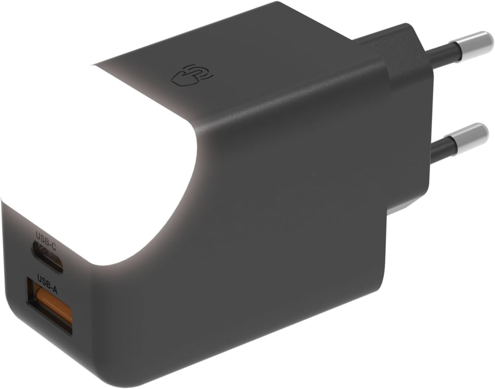 Adaptateur Secteur Double Ports Charge Rapide Port USB et USB C Idéal pour Charger Téléphones Tablette Ordinateur avec Lumière Tactile on Off Xoopar Ice G Neuf - vue 4