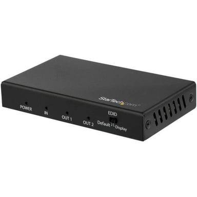 StarTech.com - ST122HD202 - Divisor HDMI 1 entrada 4 salidas - Divisor HDMI 2.0 a 2 puertos 4K 60 Hz - HDR