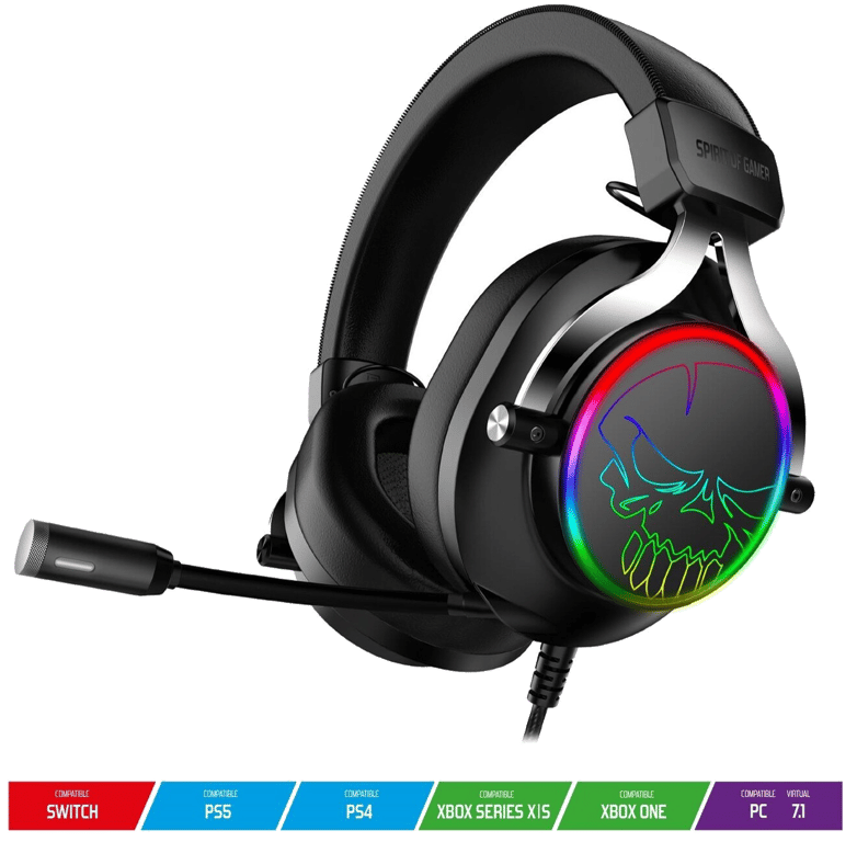 Casque filaire Gaming Spirit Of Gamer XpertH600 RVB Noir