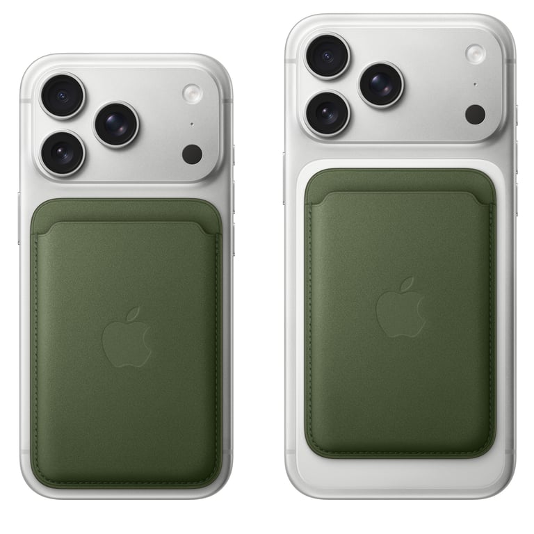 Porte cartes en tissage fin pour iPhone avec MagSafe Mousse - vue 6